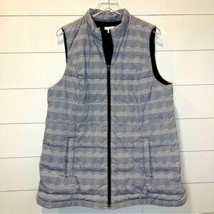 J Jill Down Filled Puffer Vest Womens Size XL